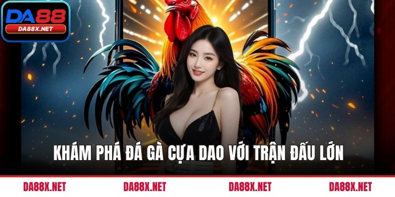 Khám phá đá gà cựa dao với trận đấu lớn
