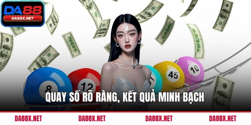 Quay số rõ ràng, kết quả minh bạch