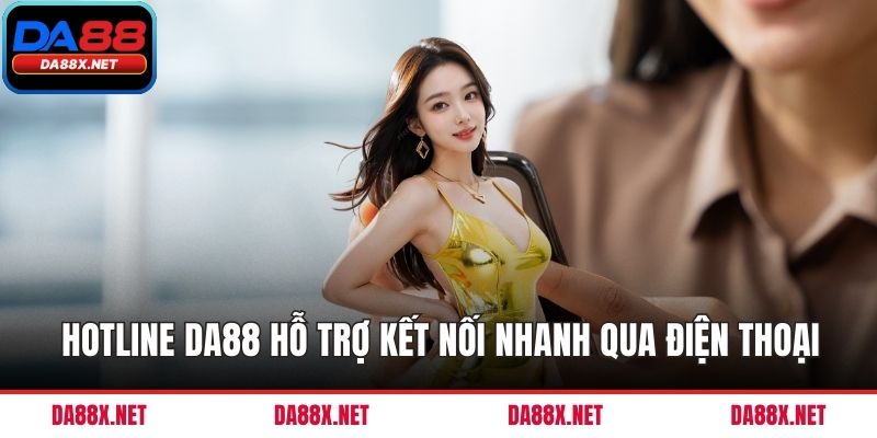 Hotline DA88 hỗ trợ kết nối nhanh qua điện thoại